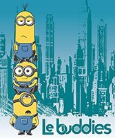 Detská deka fleecová Minions 02 120x150 cm