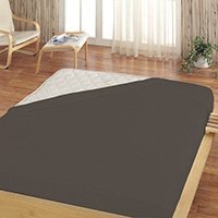 Posteľná plachta velúr antracitová