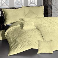 DAMAŠKOVÉ obliečky LOLITA svetlo žltá