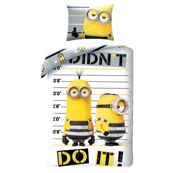 Detské obliečky MINIONS ja zloduch väzenie