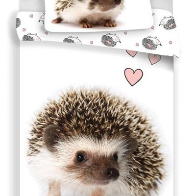 Posteľné obliečky foto Ježko
