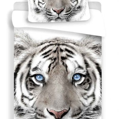 Posteľné obliečky foto White Tiger