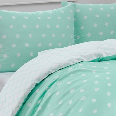 Krepové posteľné obliečky Mint