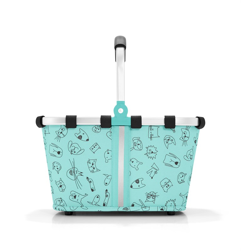 Košík Carrybag XS kids cats and dogs mint, Reisenthel