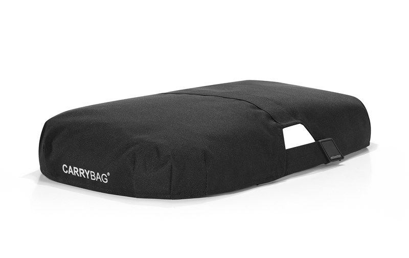 Kryt koša CARRYBAG black z polyesteru 48,5x6,5x28,5 cm v čiernej farbe, Reisenthel