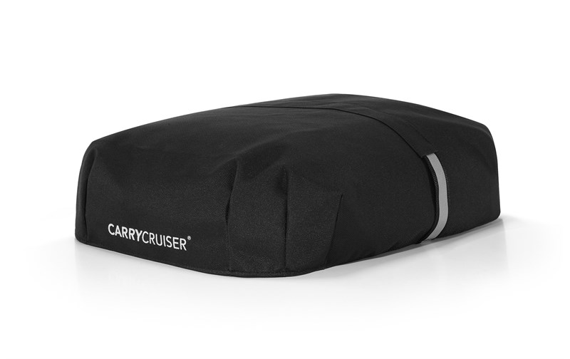 Kryt koša CARRYCRUISER black z vodeodolného polyesteru 43x8x33,5 cm v čiernej farbe, Reisenthel