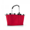 Nákupný košík CARRYBAG red z polyesteru a hliníku 48x29x28 cm v červenej farbe, Reisenthel