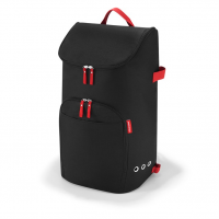 Taška CITYCRUISER black (bez vozika) z polyesteru 34x60x24 cm v čiernej farbe, Reisenthel