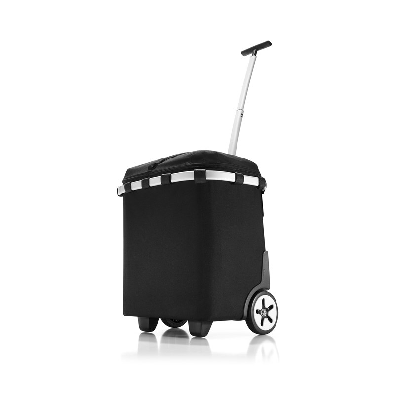 Taška na kolieskach CARRYCRUISER ISO black z polyesteru a hliníku 42x47,5x32 cm v čiernej farbe, Reisenthel