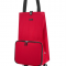 Taška na kolieskach FOLDABLETROLLEY red z polyesteru 29x66x27 cm v ťervenej farbe, Reisenthel