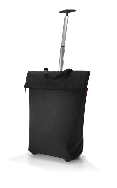 Taška na kolieskach TROLLEY M black z polyesteru a hliníku 43x53x19 cm v čiernej farbe, Reisenthel