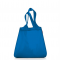 Skladacia taška Mini Maxi Shopper v modrej farbe, Reisenthel