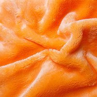 Posteľné prestieradlo Mikroflanel oranžová svetlá