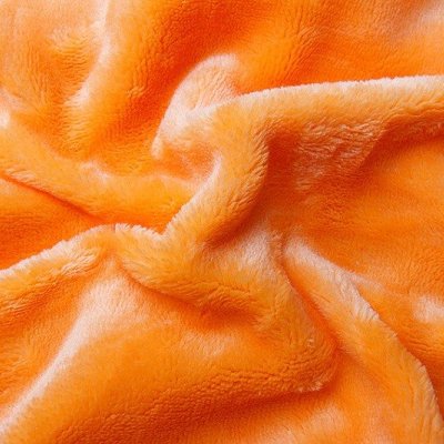 Posteľné prestieradlo Mikroflanel oranžová svetlá
