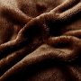Posteľné prestieradlo Mikroflanel hnedá tmavá