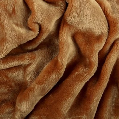 Posteľné prestieradlo Mikroflanel okrová