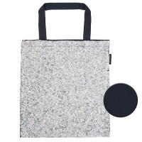 Bavlnená taška s flitrami 40x45cm strieborná, Artebene