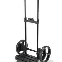 Vozík CITYCRUISER RACK 47.5x105.5x39 cm pre nákupnú tašku CITYCRUISER z polyesteru, hliníku a plastu v čiernej farbe, Reisenthel