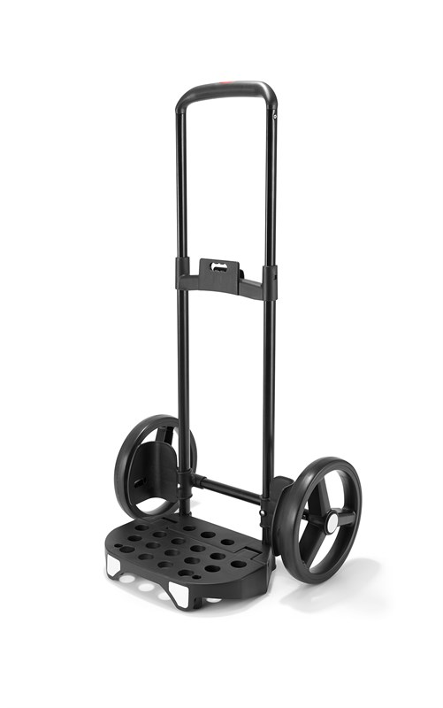 Vozík CITYCRUISER RACK 47.5x105.5x39 cm pre nákupnú tašku CITYCRUISER z polyesteru, hliníku a plastu v čiernej farbe, Reisenthel