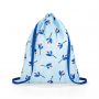 Vak na chrbát Mini Maxi Sacpack leaves blue, Reisenthel