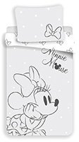 Detské posteľné obliečky Minnie Bows grey
