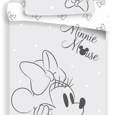 Detské posteľné obliečky Minnie Bows grey