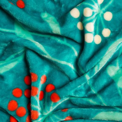 Posteľné obliečky Mikroflanel Linda petrolej