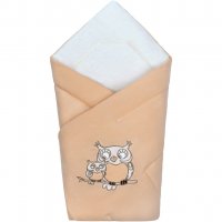 Zavinovačka New Baby Sovičky hnedá