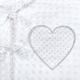 Luxusná šnurovacia Zavinovačka z Minky New Baby biela 75x75 cm