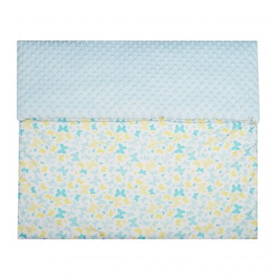 Detská deka z Minky s výplňou New Baby modrá 80x102 cm