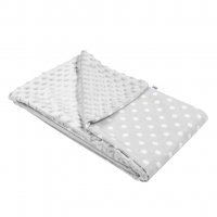 Detská deka z Minky New Baby sivá 80x102 cm