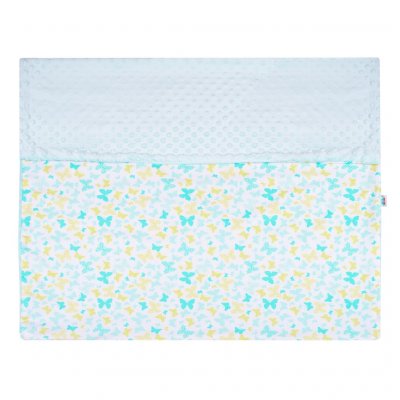 Detská deka z Minky New Baby modrá 80x102 cm