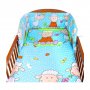 2-dielne posteľné obliečky New Baby 100/135 cm tyrkysové s ovečkou