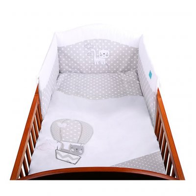 3-dielne posteľné obliečky Belisima Balón 100x135 biele