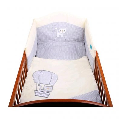 3-dielne posteľné obliečky Belisima Balón 100x135 béžové