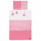 5-dielne posteľné obliečky Belisima Hviezdička 90/120 ružové