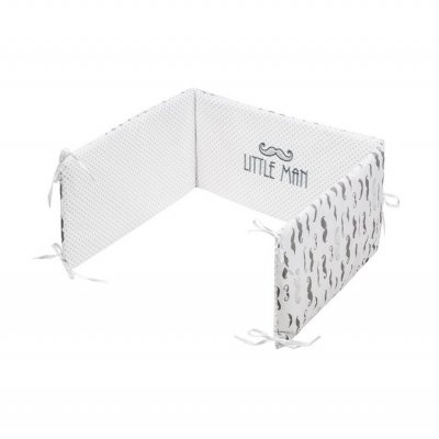 6-dielne posteľné obliečky Belisima Little Man 100/135 sivé