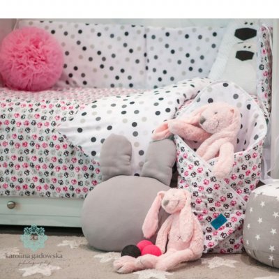 5-dielne posteľné obliečky Belisima Mačiatka 100/135 ružové