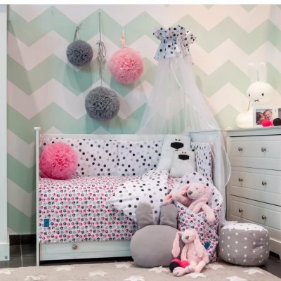 6-dielne posteľné obliečky Belisima Mačiatka 100/135 ružové