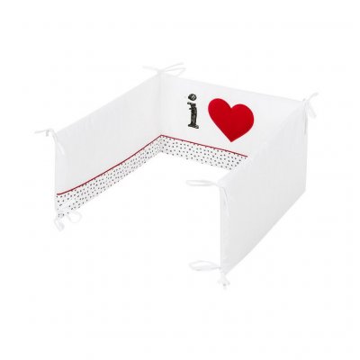 5-dielne posteľné obliečky Belisima I love 100/135 biele