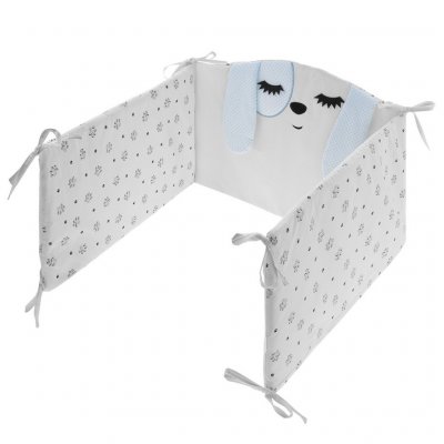 6-dielne posteľné obliečky Belisima Lovely Puppy 100/135 modré