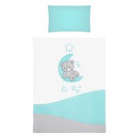 2-dielne posteľné obliečky Belisima Teddy Bear 90/120 tyrkysové