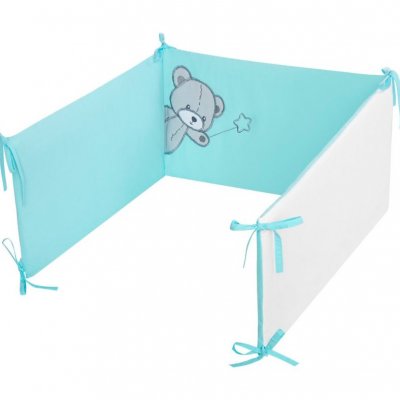 6-dielne posteľné obliečky Belisima Teddy Bear 100/135 tyrkysové