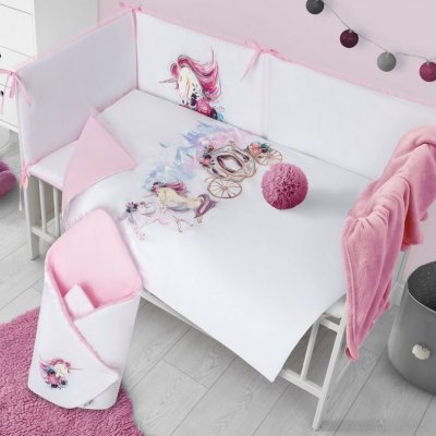 5-dielne posteľné obliečky Belisima Unicorn 100/135