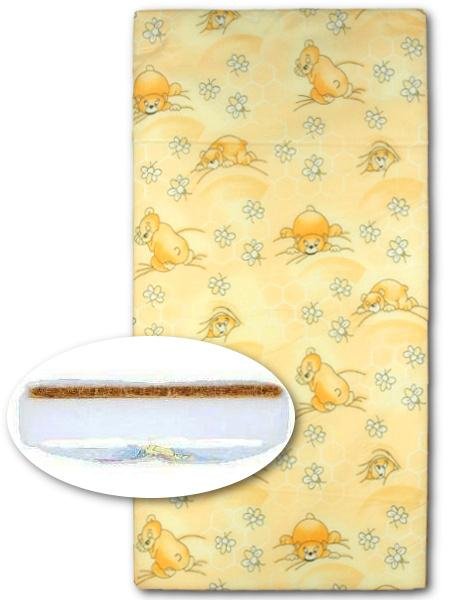 Detský matrac New Baby 120x60 molitan-kokos oranžový rôzne obrázky