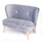 Detská Retro pohovka sofa Drewex sivá