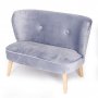 Detská Retro pohovka sofa Drewex sivá