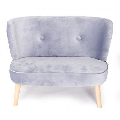 Detská Retro pohovka sofa Drewex sivá