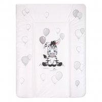 Prebaľovacia podložka mäkká New Baby Zebra biela 70x50