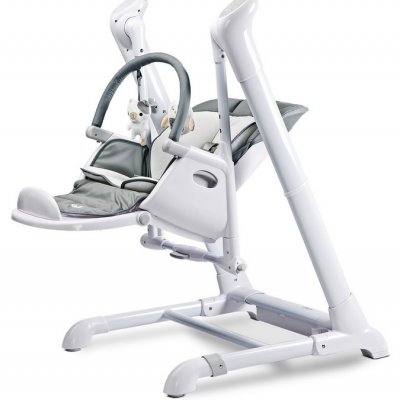 Detská jedálenská stolička 2v1 Caretero Indigo grey